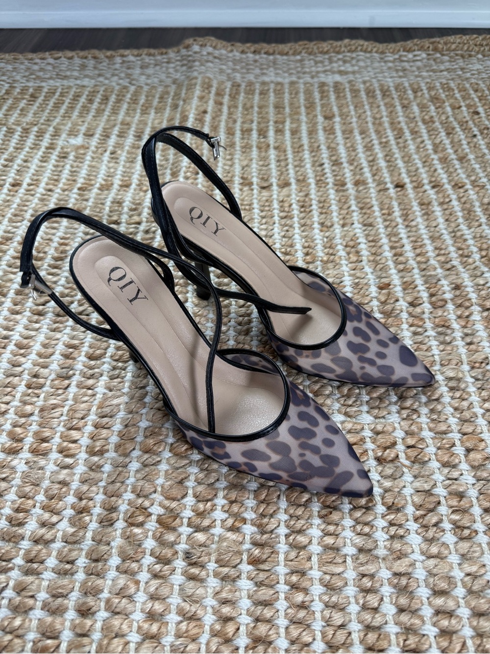 Never Worn Leopard Heels